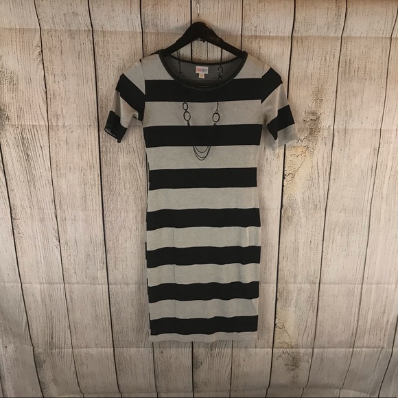 LulaRoe XXS Julia Dress with Necklace - Picture 3 of 3